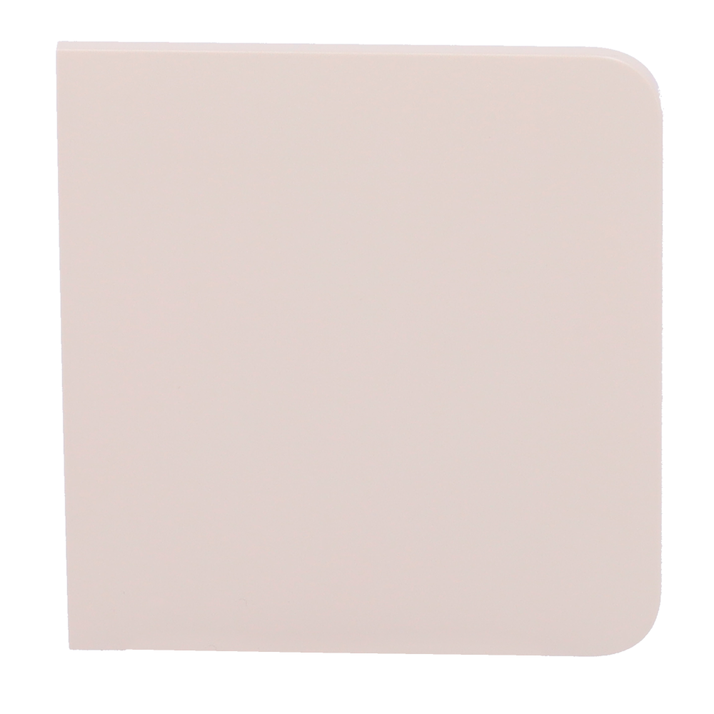 Panneau tactile pour un interrupteur d'éclairage - Compatible avec AJ-LIGHTCORE-1G / -2W - Rétro-éclairage LED - Panneau tactile latéral sans contact - Couleur ivoire - Ajax - LightSwitch SideButton