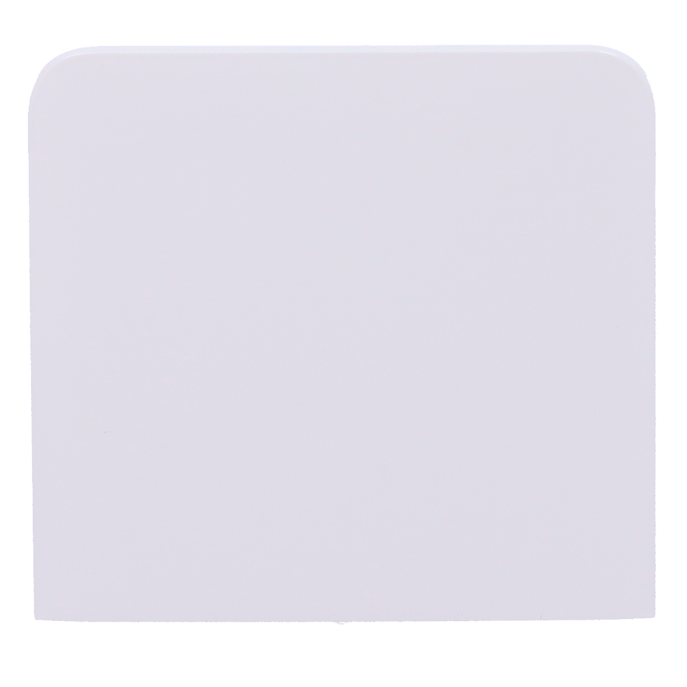 Panneau tactile pour interrupteur vertical - Compatibilité AJ-LIGHTCORE-1G-VERT / -2W-VERT - Rétro-éclairage LED - Panneau tactile latéral sans contact - Couleur blanche - Ajax - LightSwitch SideButton Vertical