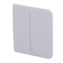 Panneau tactile pour double interrupteur d'éclairage - Compatible avec AJ-LIGHTCORE-2G - Rétro-éclairage LED - Panneau tactile latéral sans contact - Couleur brouillard - Ajax - LightSwitch SideButton