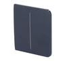 Panneau tactile pour double interrupteur d'éclairage - Compatible avec AJ-LIGHTCORE-2G - Rétro-éclairage LED - Panneau tactile latéral sans contact - Couleur graphite - Ajax - LightSwitch SideButton