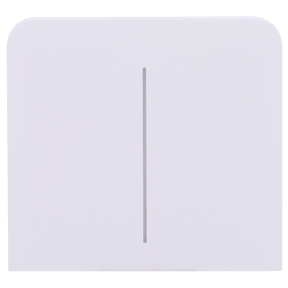 Panneau tactile pour interrupteur double vertical - Compatible avec AJ-LIGHTCORE-2G-VERT - Rétro-éclairage LED - Panneau tactile latéral sans contact - Couleur blanche - Ajax - LightSwitch SideButton Vertical