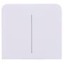 Panneau tactile pour interrupteur double vertical - Compatible avec AJ-LIGHTCORE-2G-VERT - Rétro-éclairage LED - Panneau tactile latéral sans contact - Couleur blanche - Ajax - LightSwitch SideButton Vertical