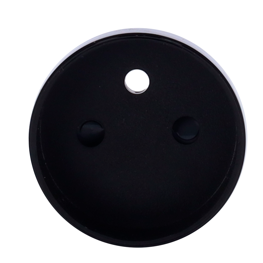 Cache-prise latéral pour fiche intelligente de type E - Compatible avec AJ-OUTLETCORE-SMART-E - Indicateur LED de l'état de la prise et de la consommation d'énergie - Bouton tactile pour la commande manuelle - Rétro alimentation LED - Couleur noir
