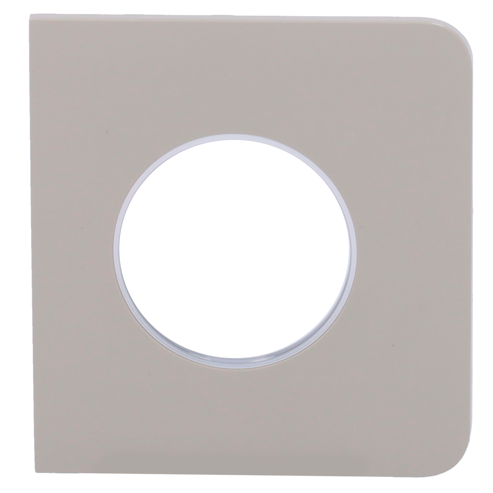 Cache-prise latéral pour fiche intelligente de type E - Compatible avec AJ-OUTLETCORE-SMART-E - Indicateur LED de l'état de la prise et de la consommation d'énergie - Bouton tactile pour la commande manuelle - Rétro alimentation LED - Couleur olive