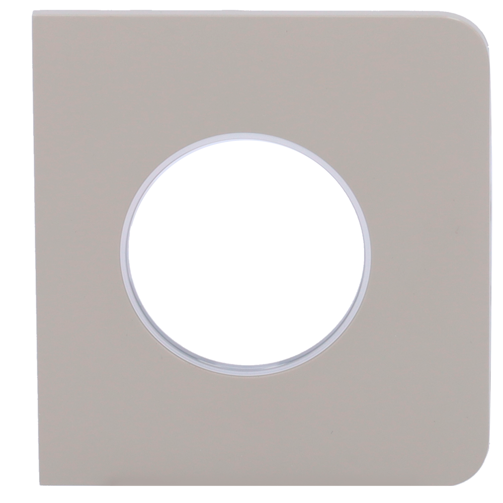 Cache-prise latéral pour fiche intelligente de type F - Compatible avec AJ-OUTLETCORE-SMART - Indicateur LED de l'état de la prise et de la consommation d'énergie - Bouton tactile pour la commande manuelle - Rétro alimentation LED - Couleur olive