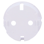 Tapa lateral para enchufe básico tipo F - Compatible con AJ-OUTLETCORE-BASIC - Protección contra polvo, salpicaduras, objetos - Sin monitorizacion de consumo - Sin control remoto  - Color blanco