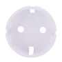 Tapa lateral para enchufe básico tipo F - Compatible con AJ-OUTLETCORE-BASIC - Protección contra polvo, salpicaduras, objetos - Sin monitorizacion de consumo - Sin control remoto  - Color blanco