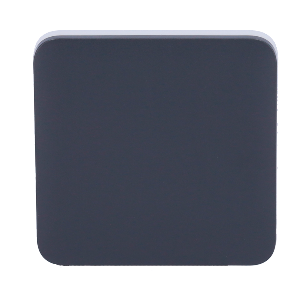 Panneau tactile pour un interrupteur d'éclairage - Compatible AJ-LIGHTCORE-1G / -2W - Rétro-éclairage LED - Clavier tactile sans contact - Couleur graphite - Ajax - LightSwitch SoloButton