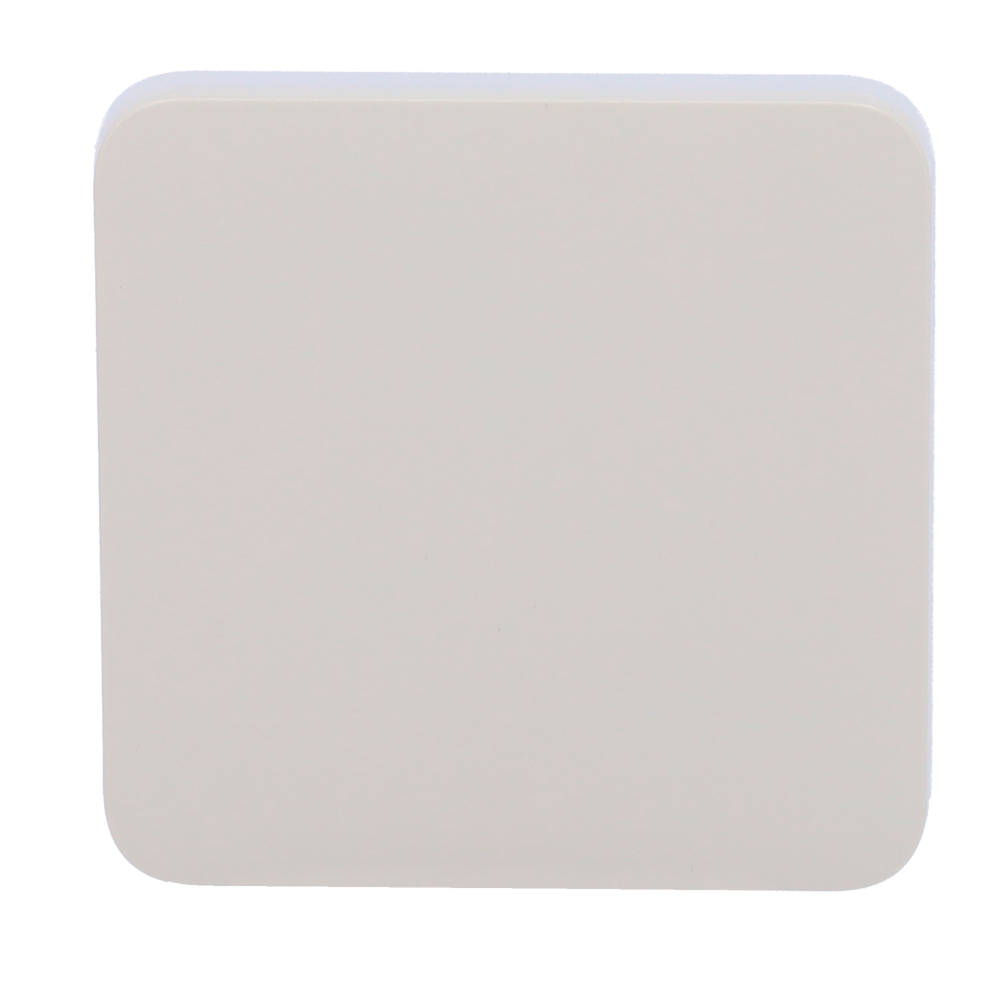 Panneau tactile pour un interrupteur d'éclairage - Compatible AJ-LIGHTCORE-1G / -2W - Rétro-éclairage LED - Clavier tactile sans contact - Couleur huître - Ajax - LightSwitch SoloButton