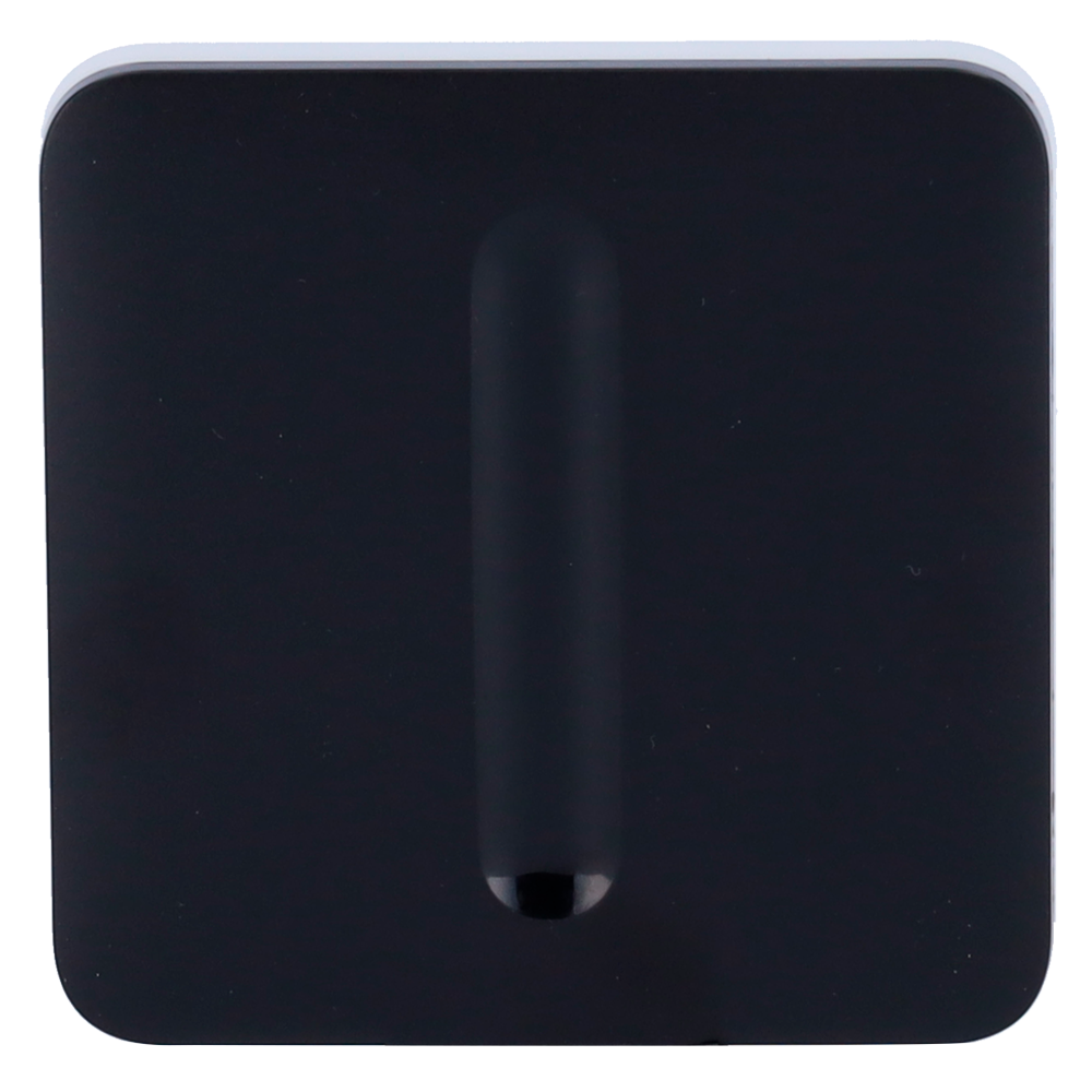 Panel táctil para interruptor de luz regulable - Compatible con AJ-LIGHTCORE-DIMMER - Retroiluminación LED - Panel táctil sin contacto - Color negro - Ajax - LightSwitch SoloButton (Dimmer)