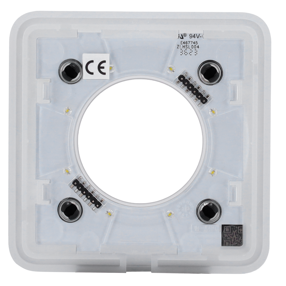 Cache-prise avant pour fiche intelligente de type E - Compatible avec AJ-OUTLETCORE-SMART-E - Indicateur LED de l'état de la prise et de la consommation d'énergie - Bouton tactile pour la commande manuelle - Rétro alimentation LED - Couleur noir