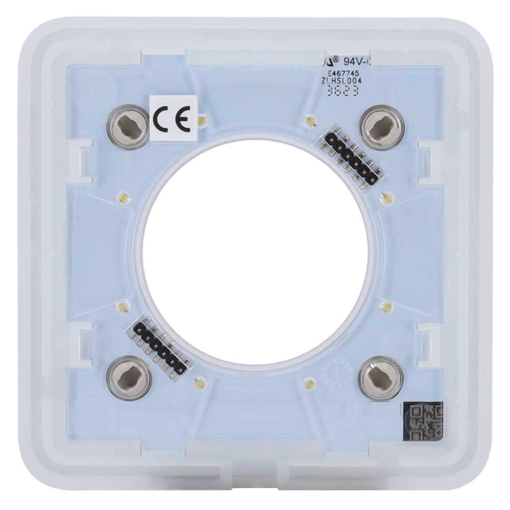 Cache-prise avant pour fiche intelligente de type E - Compatible avec AJ-OUTLETCORE-SMART-E - Indicateur LED de l'état de la prise et de la consommation d'énergie - Bouton tactile pour la commande manuelle - Rétro alimentation LED - Couleur olive