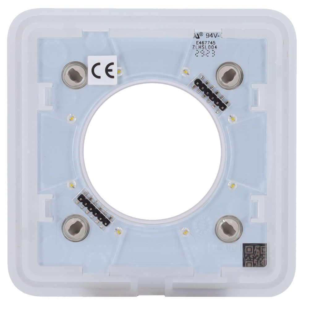 Cache-prise avant pour fiche intelligente de type F - Compatible avec AJ-OUTLETCORE-SMART - Indicateur LED de l'état de la prise et de la consommation d'énergie - Bouton tactile pour la commande manuelle - Rétro alimentation LED - Couleur olive