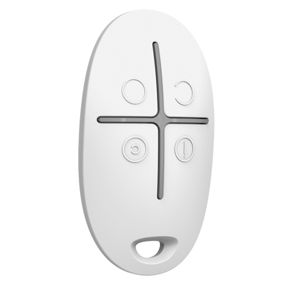 Kit d'alarme professionnelle - Certifié Grade 2 - Communication Ethernet et double SIM 4G (LTE) - Sans fil 868 MHz Jeweller et Wings - Ajax HUB 2, 1PIRCAM - 1 Contact magnétique et 1 télécommande