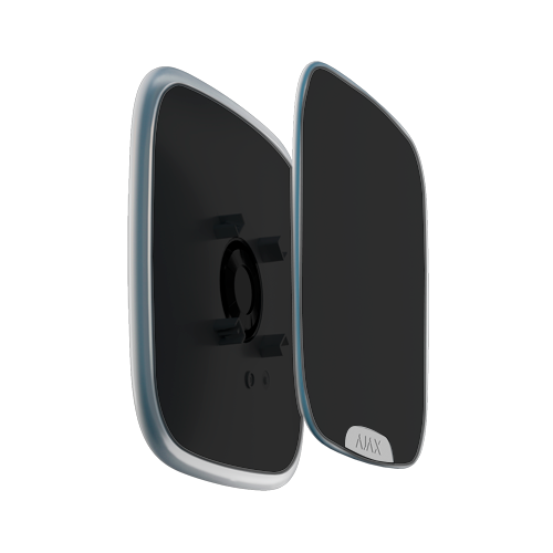 Sirène extérieure avec couvercle personnalisable - Sans fil 868 MHz Jeweller - Puissance sonore maximale 113 dB - Signalisation LED - Alimentation 12 VDC / 4 piles CR123A 3.0 V - Ne contient pas les couvercles 10XAJ-BRANDPLATES-B