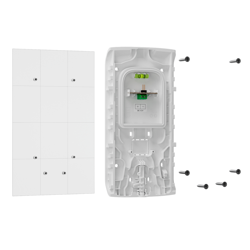 Sirena exterior certificado NFA2P y grado 2 - Ajax Superior - Detección y alerta de inhibición - Alimentación 8 pilas CR123A 3.0 V Huiderui - Inalámbrico 868 MHz Jeweller - Presión sonora máxima 107 dB
