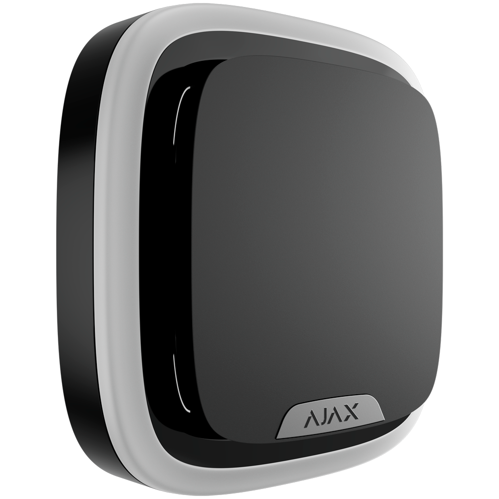 Sirena exterior certificado NFA2P y grado 2 - Ajax Superior - Detección y alerta de inhibición - Alimentación 8 pilas CR123A 3.0 V Huiderui - Inalámbrico 868 MHz Jeweller - Presión sonora máxima 107 dB