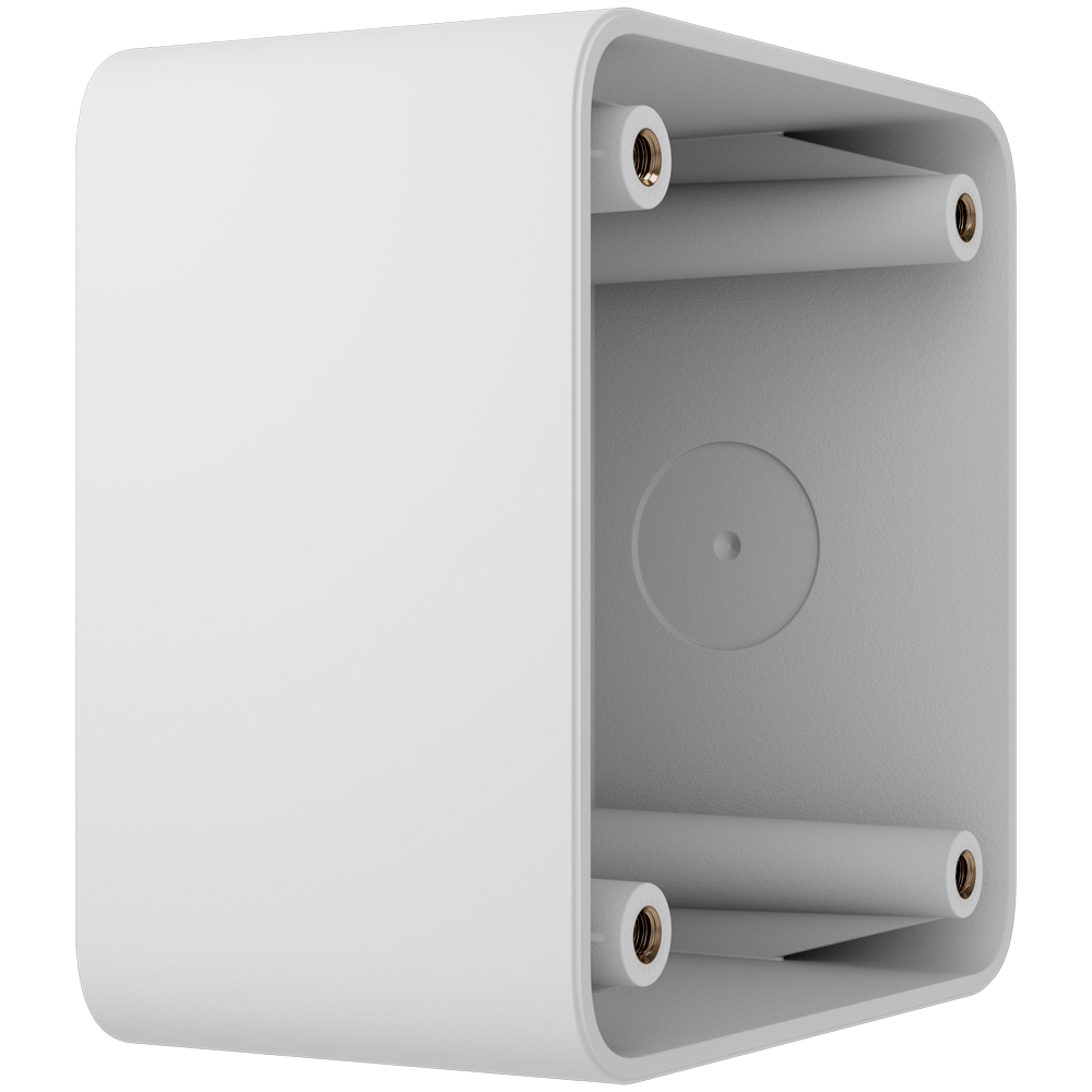 Caja de montaje para un dispositivo - Uso interiores - Compatible con AJ-SOLOBUTTON o AJ-SOLOCOVER - Factor de forma europeo 55 - Colo blanco