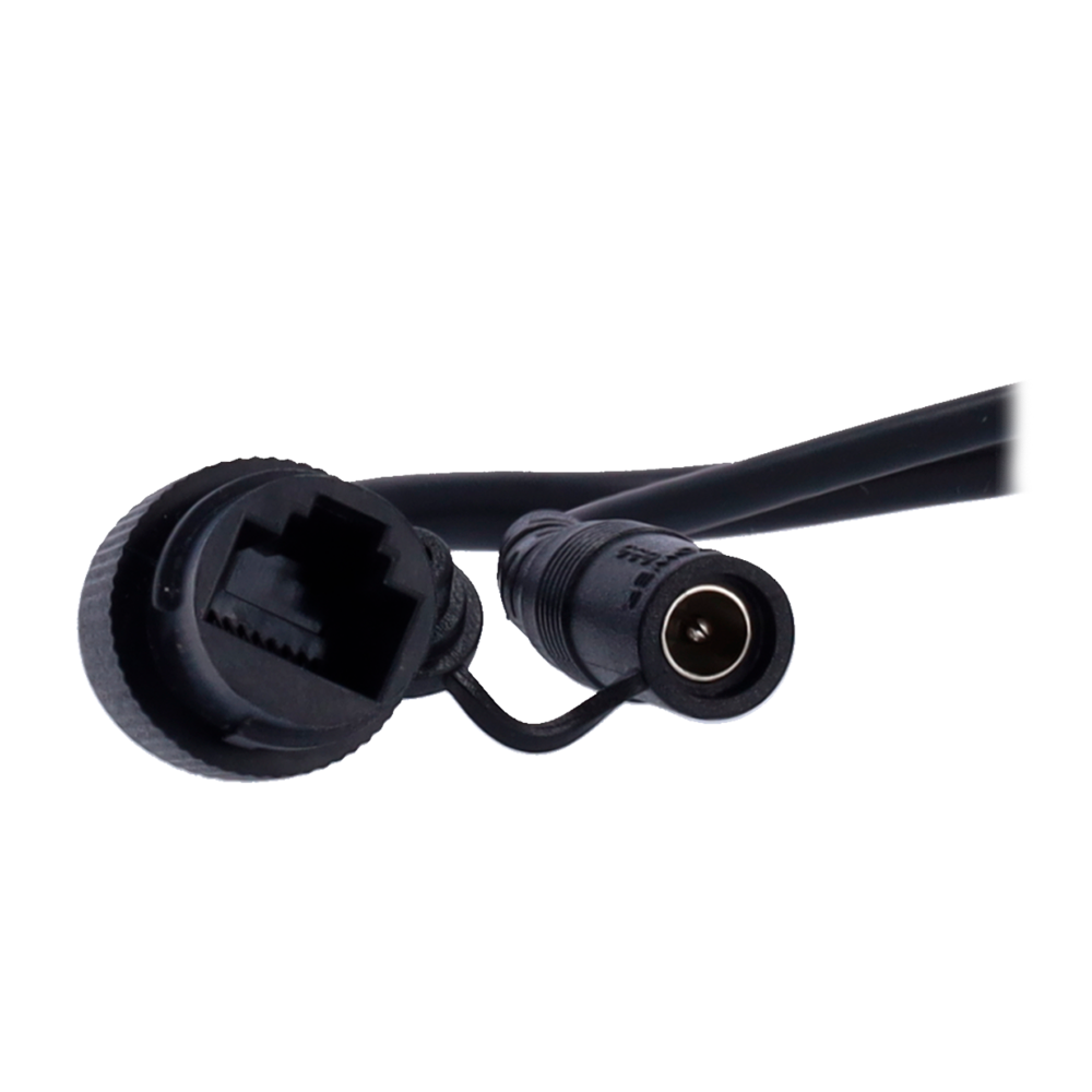 Caméra IP Turret 5 Mégapixel Couleur NoirProgressive Scan CMOSObjectif 4 mm, emplacement MicroSD jusqu'à 256GBLED IR Portée 35m, PoE 802.3atCompatibilité avec les Hub et les NVR