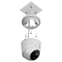 Caméra IP Turret 5 MégapixelProgressive Scan CMOSObjectif 2.8 mm, emplacement MicroSD jusqu'à 256GBLED IR Portée 35m, PoE 802.3atCompatibilité avec les Hub et les NVR