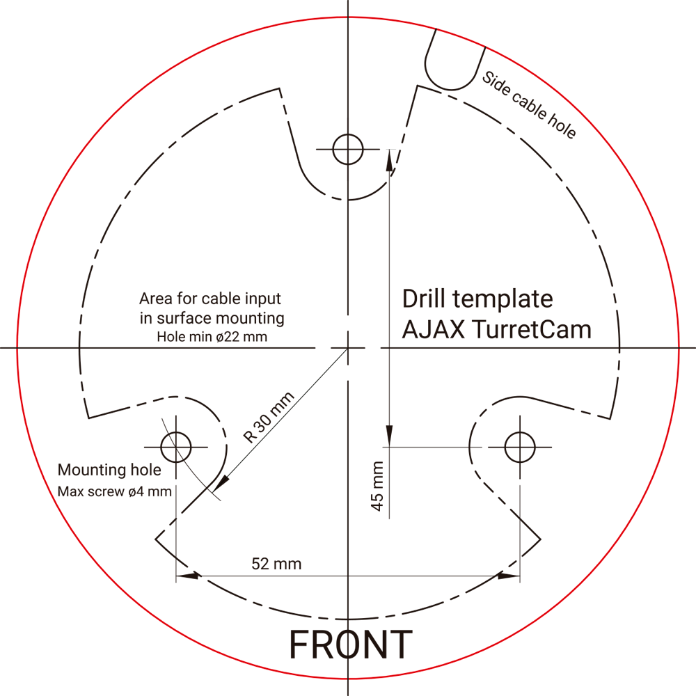 Caméra IP Turret 8 MégapixelProgressive Scan CMOSObjectif 2.8 mm, emplacement MicroSD jusqu'à 256GBLED IR Portée 35m, PoE 802.3atCompatibilité avec les Hub et les NVR
