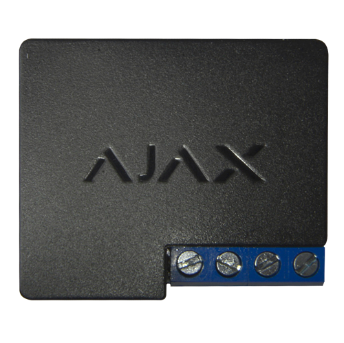 Ajax - Relais de contrôle à distance - Bidirectionnel - Sans fil 868 MHz Jeweller - Antenne interne espace libre 1000 m - Alimentation 110~240 V AC - Puissance maximum jusqu'à 3 kW (13 A) - Permet de mesurer la consommation -