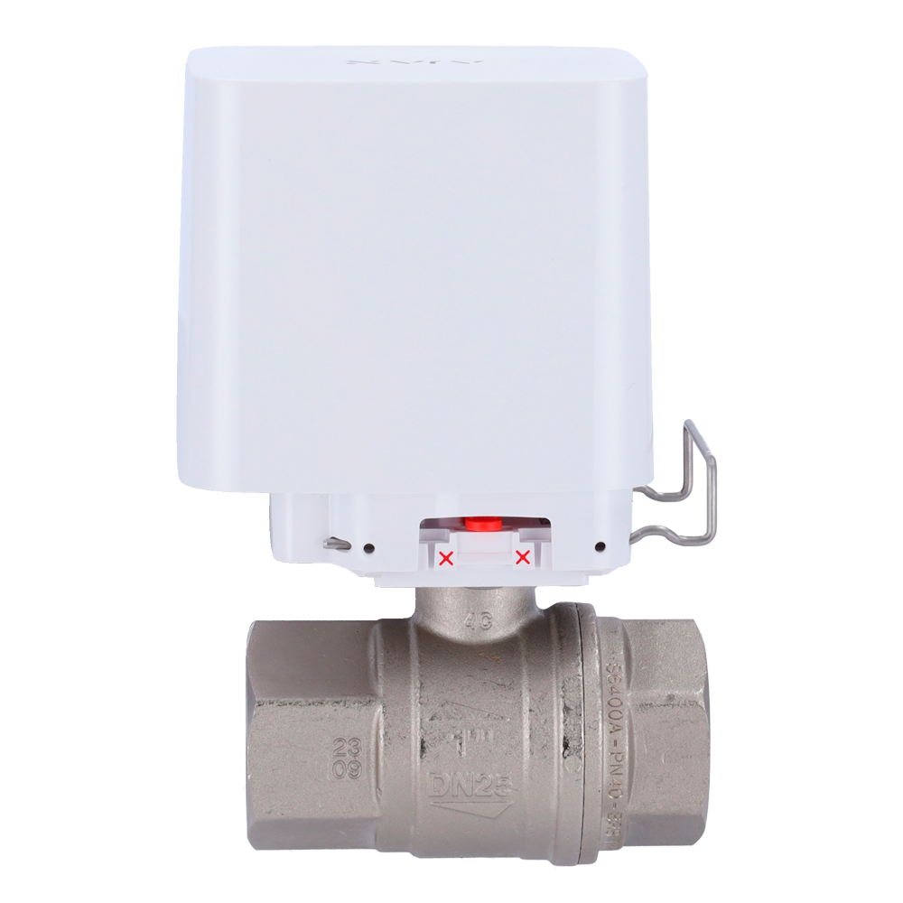 Electrovanne de fermeture de l'eau - Valve Bonomi de 1" (DN 25)) - Compatible avec les canalisations d'eau chaude et froide - Fermeture de la vanne en moins de 5 secondes - Prise en charge des scénarios d'automatisation - Alimentation 4 batteries CR123A ou à 7,5~14 VDC