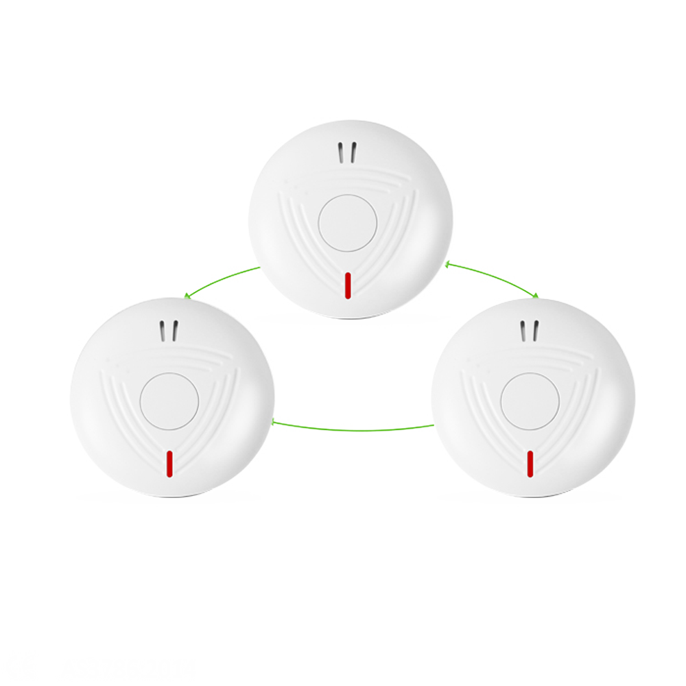 Détecteur de fumée autonome interconnecté ANKA Permet de connecter plusieurs détecteurs par RF Durée de vie de la batterie 10 ans Témoin lumineux d'alarme Alarme sonore 85 dB à 3m Certifié EN 14604:2005