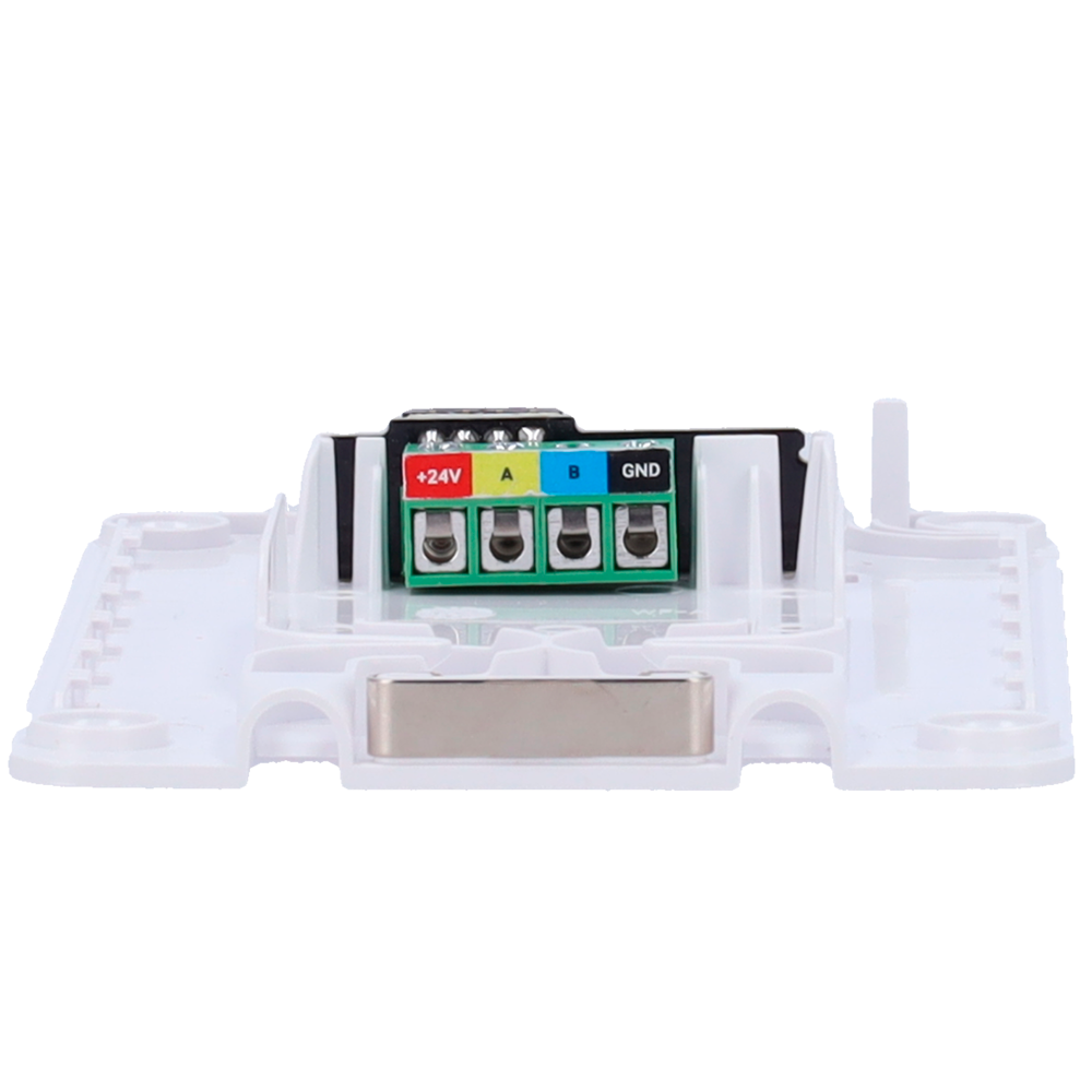 Prise en charge du clavier filaire - Compatible avec FIBRA-KEYPAD-W - Y compris les bornes de connexion - Installation facile - Plastique ABS - Couleur blanche