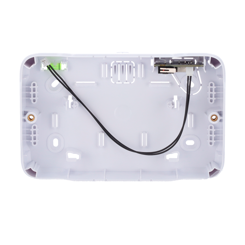 Boîtier blanc pour un module Fibra Compatible avec les cartes : LineProtect, LineSplit et MultiRelay, Niveau à bulle préinstallé auto-protection fournie