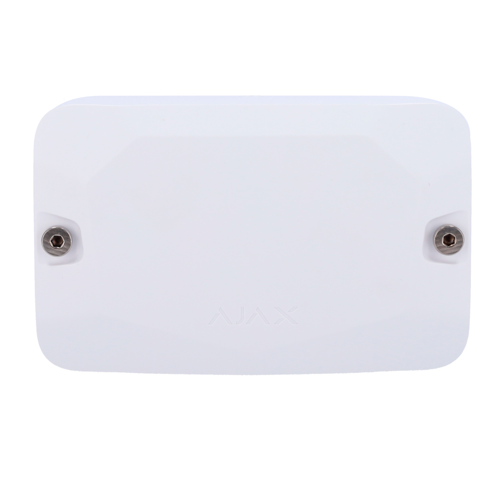 Boîtier blanc pour un module Fibra Compatible avec les cartes : LineProtect, LineSplit et MultiRelay, Niveau à bulle préinstallé auto-protection fournie