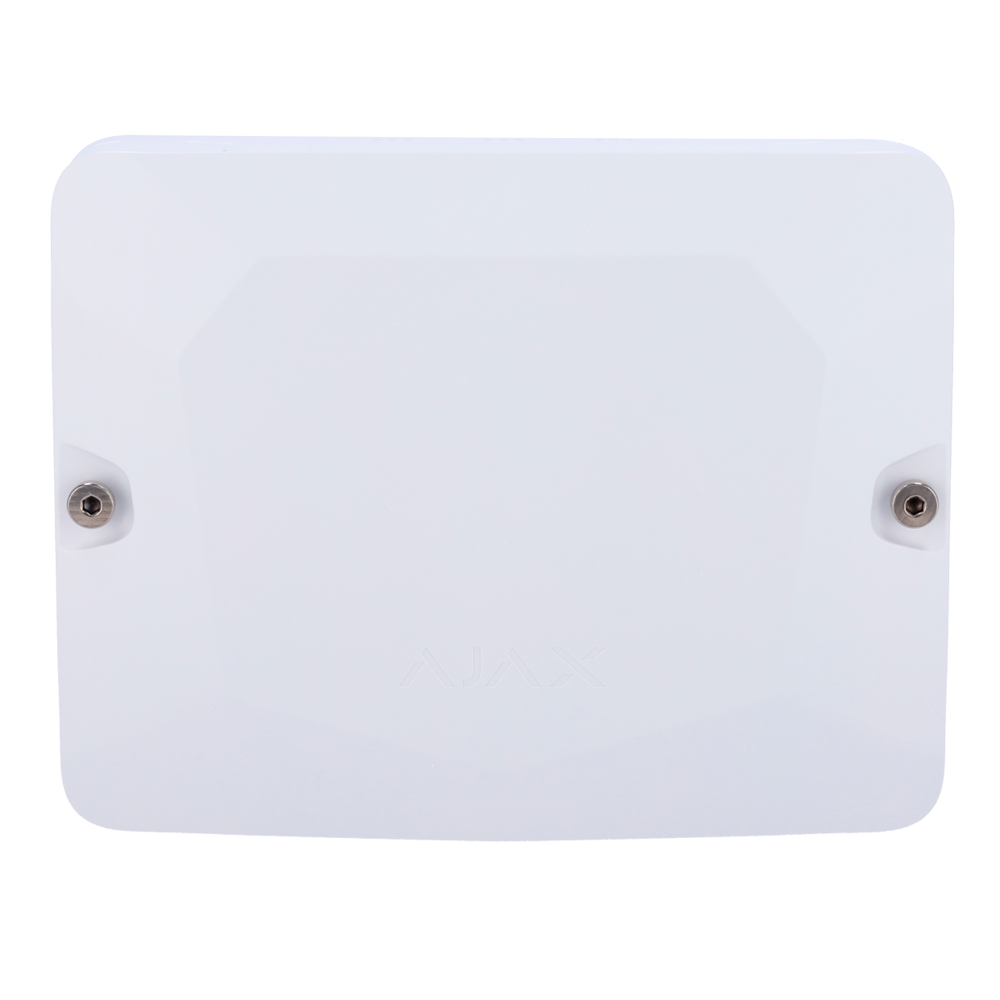 Boîtier blanc pour 2 modules Fibra Compatible avec les cartes : LineProtect, LineSplit et MultiRelay, Niveau à bulle préinstallé auto-protection fournie