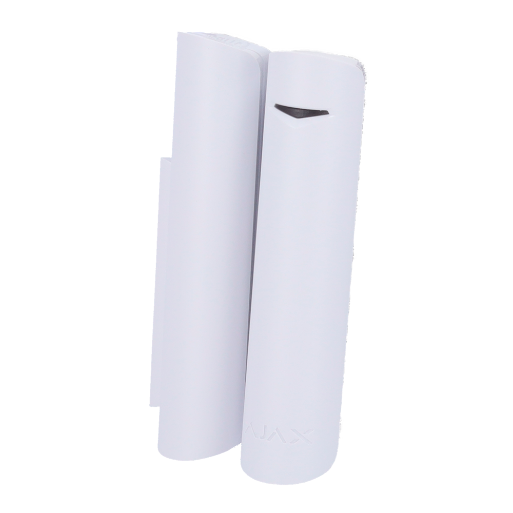 Contact magnétique blanc porte/fenêtre Protocole Fibra Certificat de grade 2 Indicateur LED 1 entrée pour capteur filaire NC 