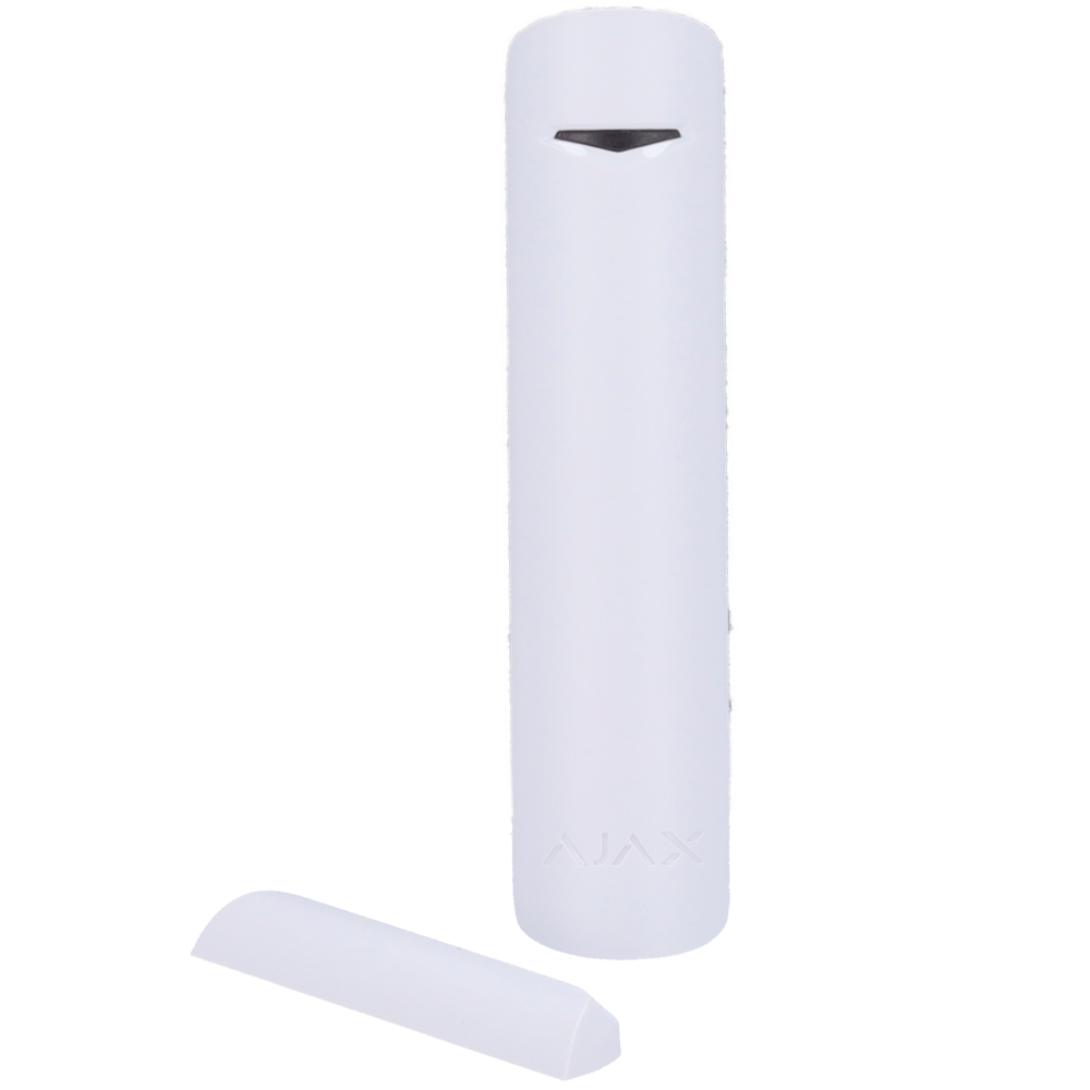 Contact magnétique blanc porte/fenêtre Protocole Fibra Certificat de grade 2 Indicateur LED 1 entrée pour capteur filaire NC 