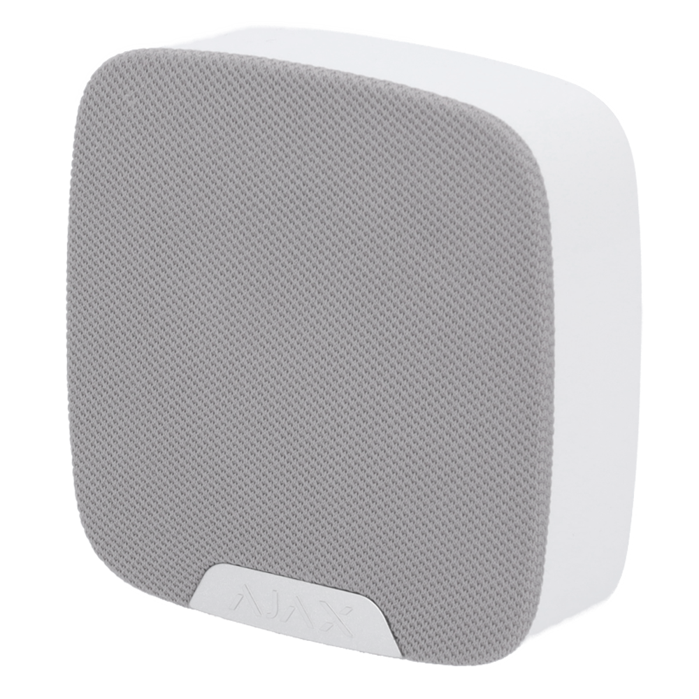 Sirène intèrieure Protocole Fibra Certificat de grade 3  Puissance sonore maximale 105 dB Voyant LED / Son réglable Alimentation 24 V DC