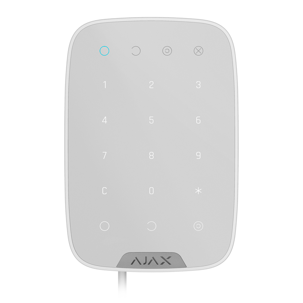 Kit d'alarme professionnelle - Certifié Grade 3 - Communication Ethernet et double SIM 2G - Protocoles Jeweller, Wings et Fibra - Inclus: centrale hybride, clavier, sirène intérieure