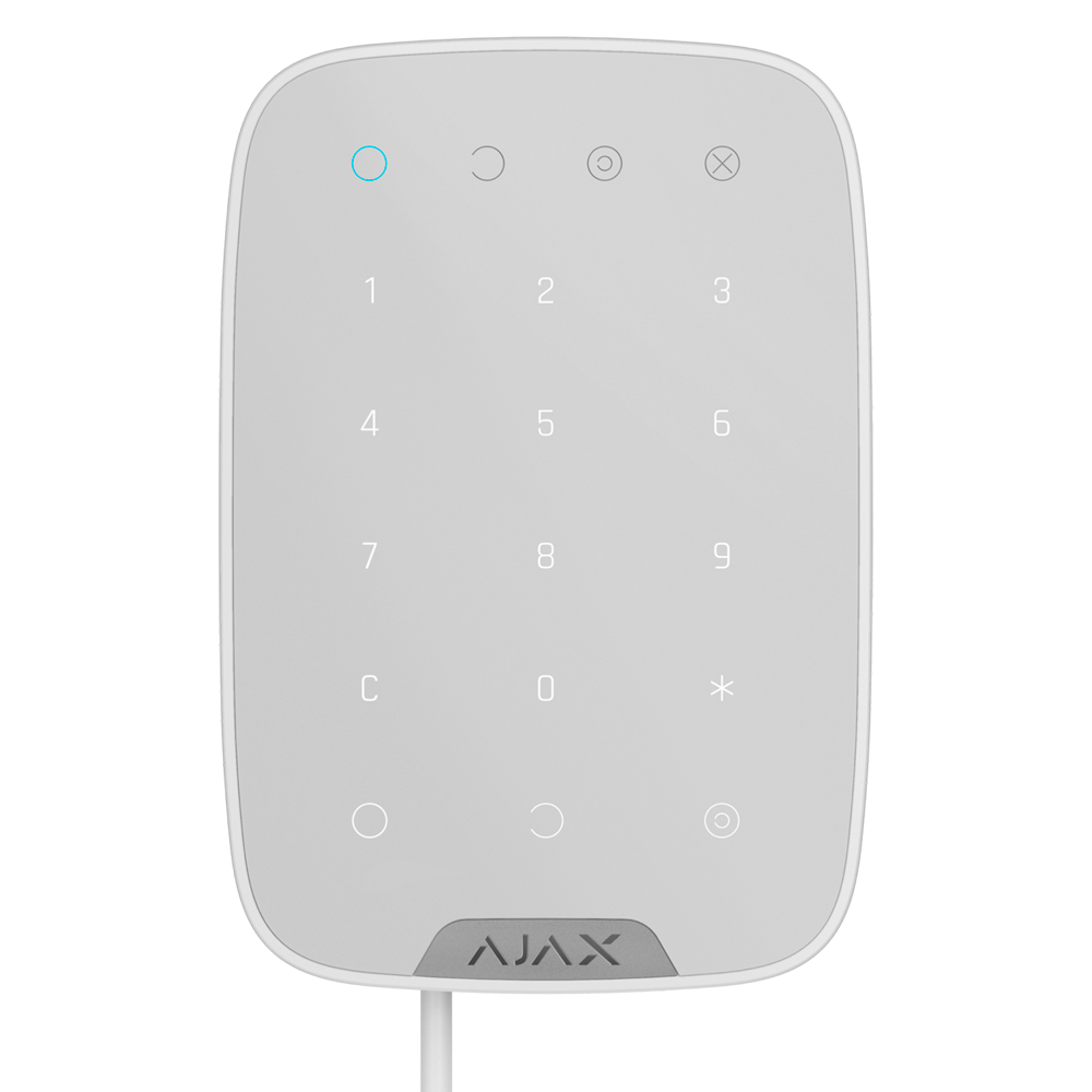 Kit d'alarme professionnelle - Certifié Grade 3 - Communication Ethernet et double SIM 4G - Protocoles Jeweller, Wings et Fibra - Inclus: centrale hybride, clavier et - sirène d'intérieur