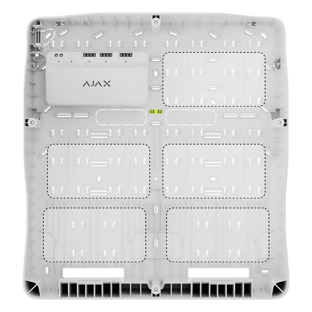 Module pour alimentation supplémentaire du bus Fibra - Puissance de sortie de 75 W - Certifié Grade 3 - Étend la portée de jusqu'à 2.000 mètres en plus - Jusqu'à 10 modules par bus - Alimentation principale de 230 VAC