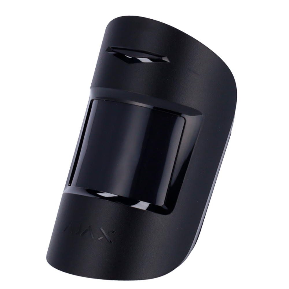 Détecteur PIR noir anti animaux Protocole Fibra Certificat de grade 2 Bidirectionnel Sensibilité réglable en 3 niveaux Rang de détection 12 m