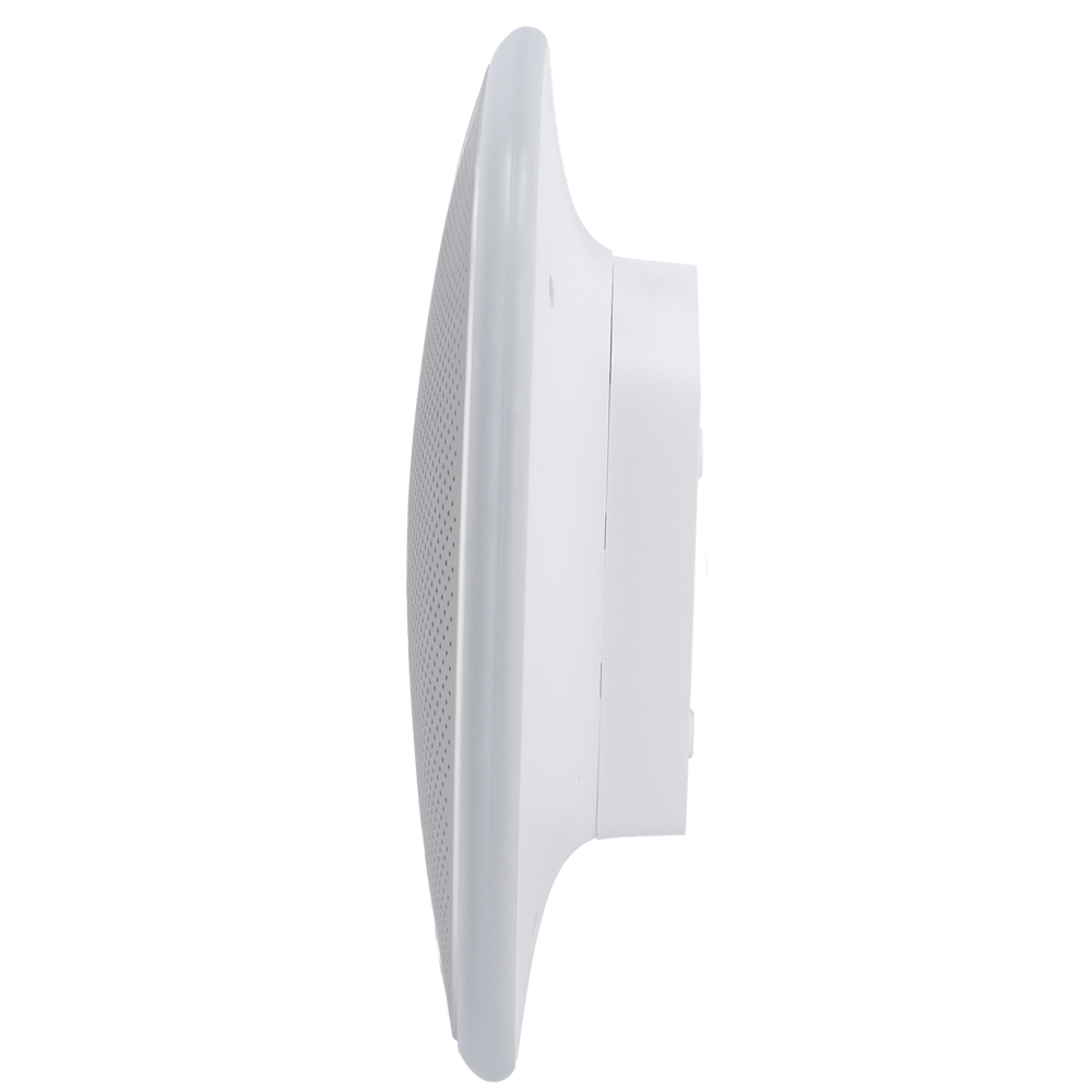 Sirène extérieure blanche Protocole Fibra Certifié grade 3 Bidirectionnel Borne de connexion pour 4 fils Alimentation 24 V DC 85~113 dB à 1 m de distance Durée maximale du son 3 minutes Alarme et voyant d'avertissement d'armement/désarmement 