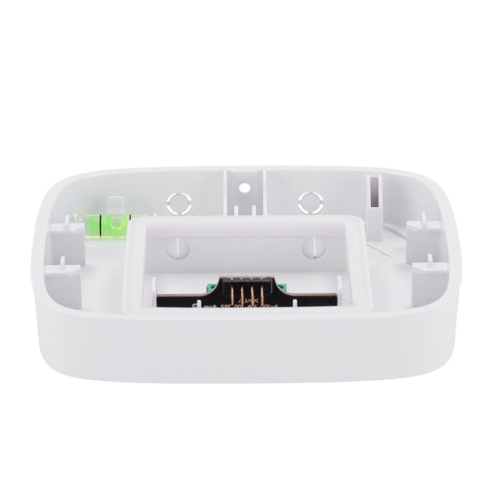 Sirène extérieure blanche Protocole Fibra Certifié grade 3 Bidirectionnel Borne de connexion pour 4 fils Alimentation 24 V DC 85~113 dB à 1 m de distance Durée maximale du son 3 minutes Alarme et voyant d'avertissement d'armement/désarmement 