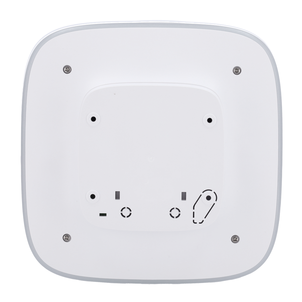 Sirène extérieure blanche Protocole Fibra Certifié grade 3 Bidirectionnel Borne de connexion pour 4 fils Alimentation 24 V DC 85~113 dB à 1 m de distance Durée maximale du son 3 minutes Alarme et voyant d'avertissement d'armement/désarmement 