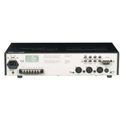 Ampli-préampli 60 Watts - 6 entrées - carillon - 8 Ohms - ligne 25V/70V/100V - 220V-240V/24V