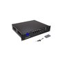 Amplificateur matriciel 100V 4 x 120W avec lecteur multimédia et coupure sono