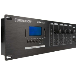 Amplificateur mélangeur 100V 4 zones 4 x 240W avec lecteur multimédia