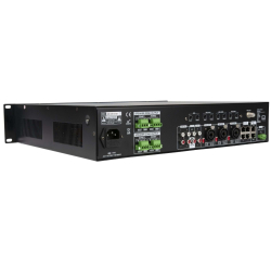 Amplificateur mélangeur 100V 4 zones 4 x 240W avec lecteur multimédia