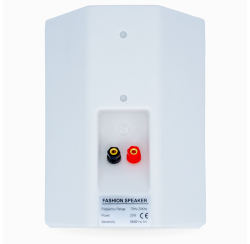 Enceinte active 2 x 20 Watts + enceinte passive (blanches) 