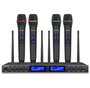 Système de micro HF, 8 Mic main, fréquences fixes 506 / 524 / 517.7 / 541.7 / 520.1 MHz