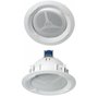 Haut-parleur plafond orientable en plastique auto-extinguible - 30/15/7,5 Watts / 100 Volts