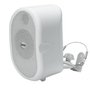 Enceinte close 2 voies blanche avec support - 20/10/5 Watts / 70 V/100 Volts